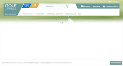 Desktop Screenshot of golfxpress.de